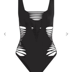 Agent provocateur Dakotta black swimsuit size 3